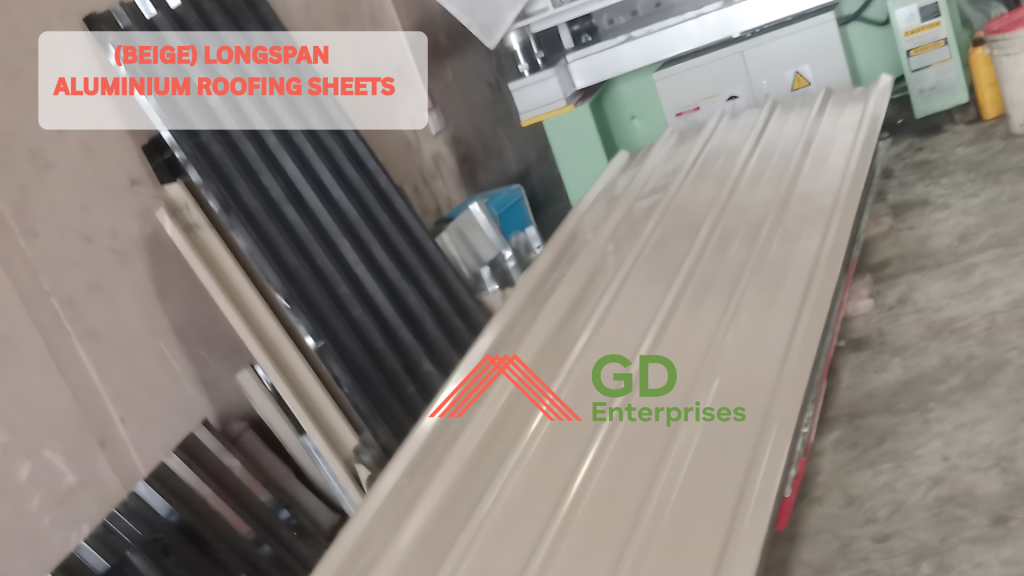 2 bedroom flat with longspan roofing sheet